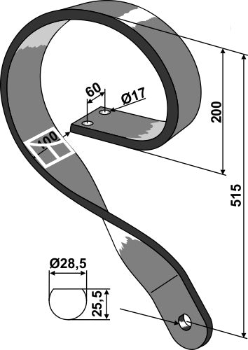 Høstine - venstre model