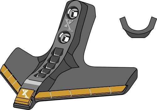 Sweep 220 mm - Hård metal