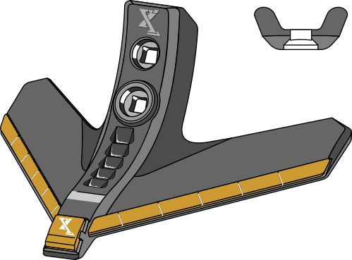 Sweep 285 mm - Hård metal