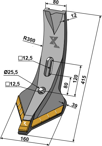 Delepunkt - Hård metal