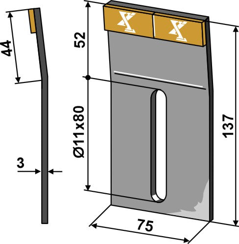Skraber - Hård metal