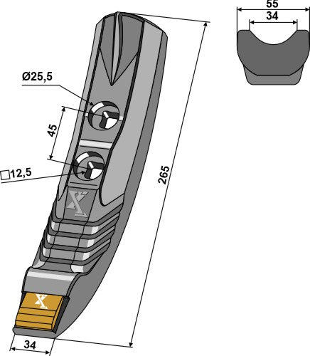 Delepunkt - Hård metal