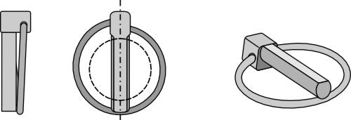 Standard presset splintbolt