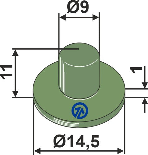 Fjedrelement (plast)