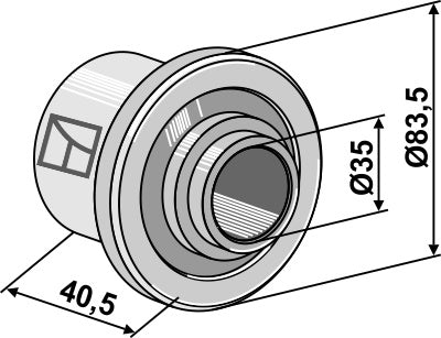Afstandsstykke - 41,5 mm