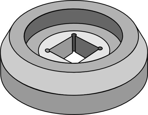 Flange indvendig Ø138