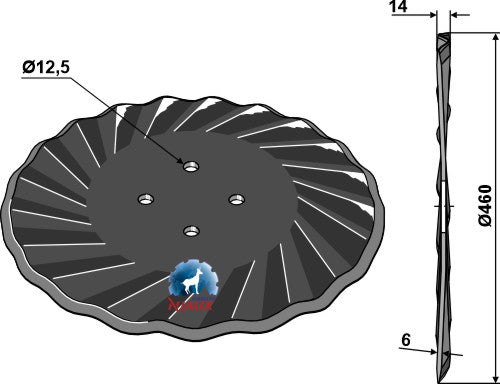 Hastighedssåskær 460x6