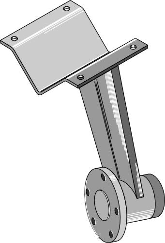 Forstærket støtte til forreste skive