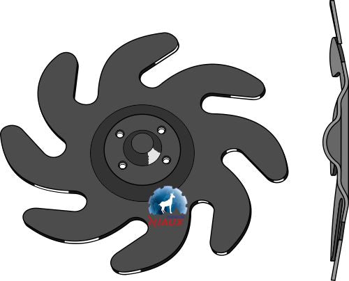 Udjævningsskive - højre