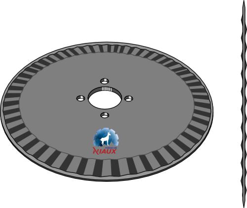 Plovskær til plov Ø506x4