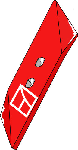 Vendbart spids 65x12 - højre