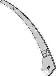Moldboard-lamel - højre