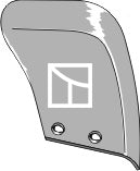 Gødningsskimmerbræt - højre