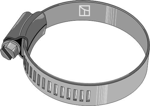 Rørklemme 9 mm - A2