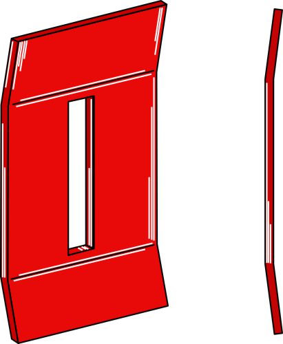 Skraber til pakkeruller