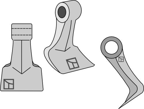 Beskæringshammer 82x40 mm