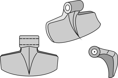 Beskæringshammer 150x60mm