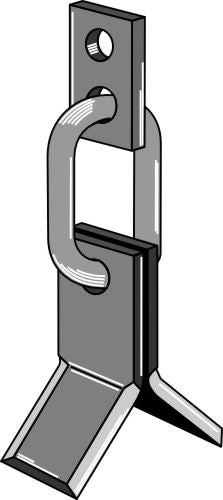 Y-blad med kædeled og holder