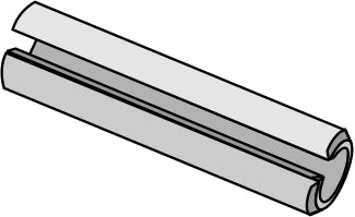 Fastspændingsstift Ø6x45