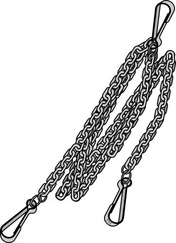 Kontrolkabel til nedre koblingskroge Cat.II-I