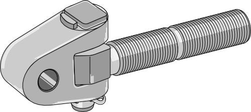 Drejeligt forbindelsesstang M36x3