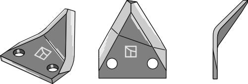 Fodermiksermesser, venstre