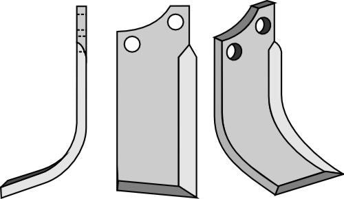 Klinge 138 x 50 mm, venstre