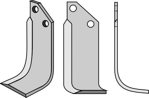 Klinge 151 x 50 mm, højre