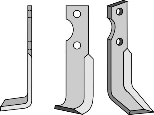 Klinge 218 x 40 mm, venstre