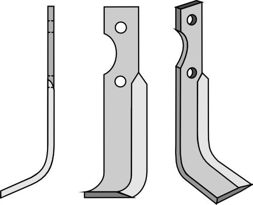 Klinge 205 x 35 mm, venstre