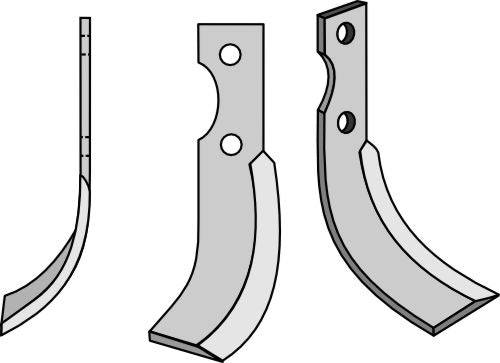 Klinge 220 x 45 mm, venstre