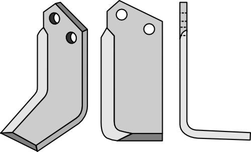 Klinge 180 x 80 mm, højre