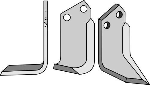 Klinge 190 x 80 mm, venstre