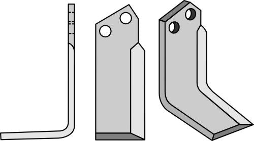 Klinge 190 x 65 mm, venstre