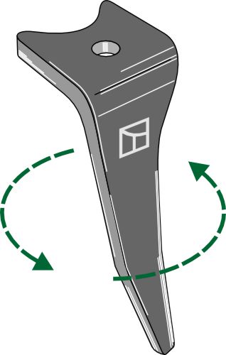 Tænder til rotorkultivatorer 330 mm, venstre