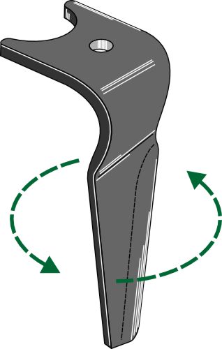Tænder til rotorharver 335 mm, venstre