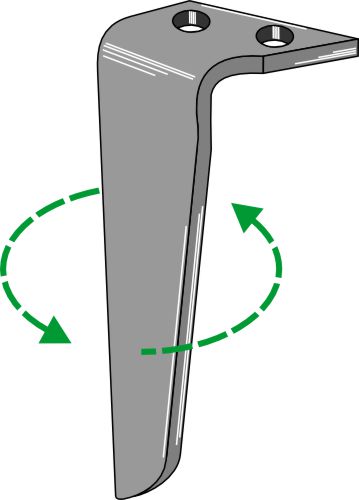 Tænder til rotorharver, venstre