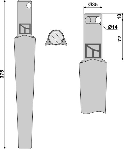 Tænder til rotorharver