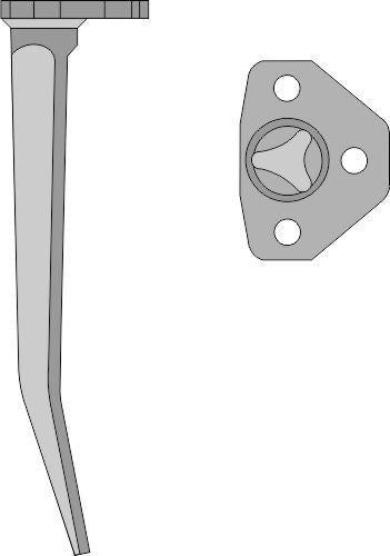 Tænder til vibroharve 313 mm