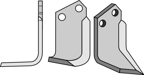 Klinge 168 x 80 mm, venstre