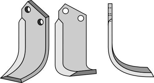 Klinge 167 x 80 mm, højre