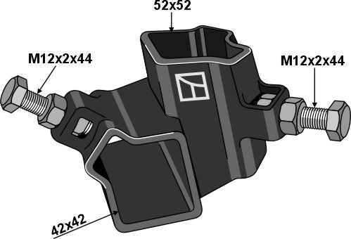 Kulmaliitos 52x52 vasen