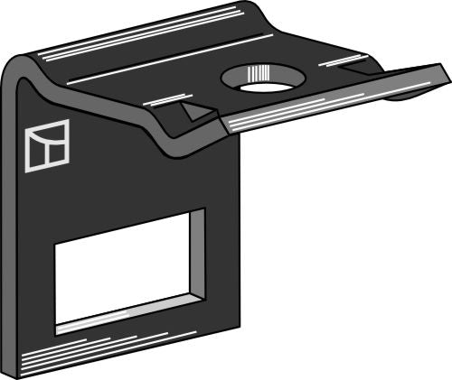 Kiinnike piikille 70x12