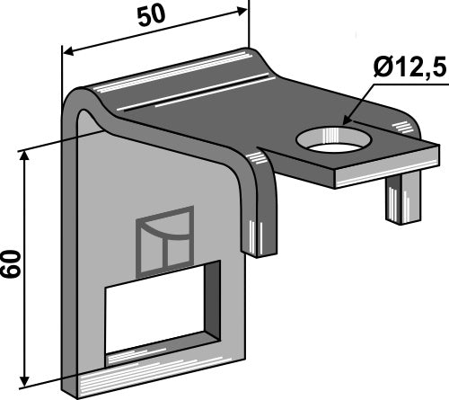 Kiinnike piikkiin 32x10