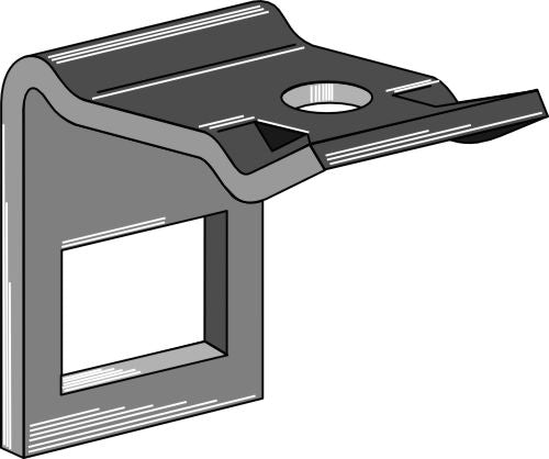 Kiinnike piikille 60x12 vahvistusjousella 60x10