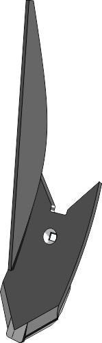 Sivuttaiskultivaattorin kärki - vasen - kovametallipäällysteinen