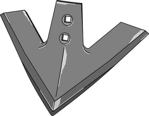 Sweep 460 mm, valssattu rakenne