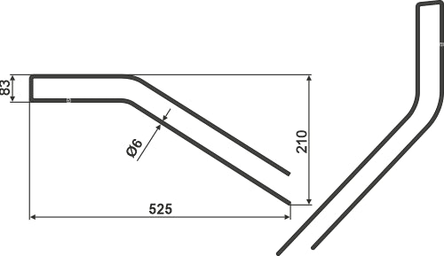 Heinäkarhotinpiikki Ø6