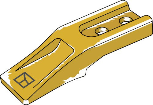 Vakiomalliset hampaat etukuormaajan kauhaan