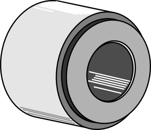 Rautarengas, jossa kovapuiset laakerit - Ø28 mm